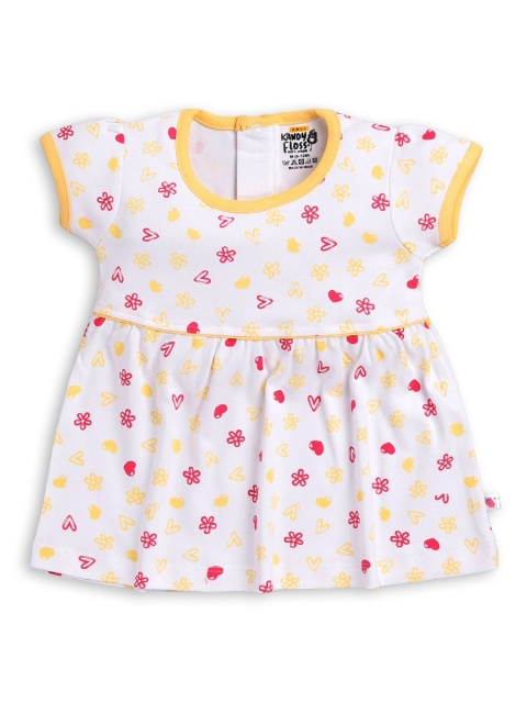 

Hopscotch Yellow Checked A-Line Dress