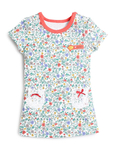 

Hopscotch Multicoloured Floral A-Line Dress, Multi