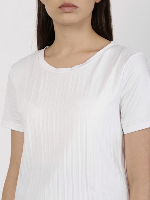 

ether Women White Solid Top