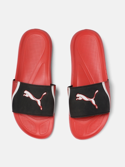 

Puma Men Black Cat Slide Printed Sliders
