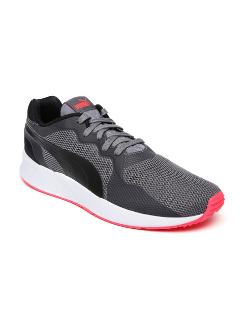 

Puma Men Grey Pacer Plus Tech Sneakers