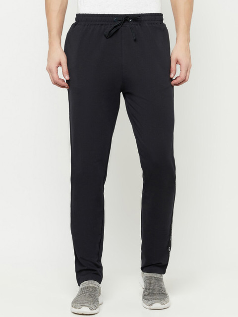 

Octave Men Navy-Blue Solid Cotton Track Pant