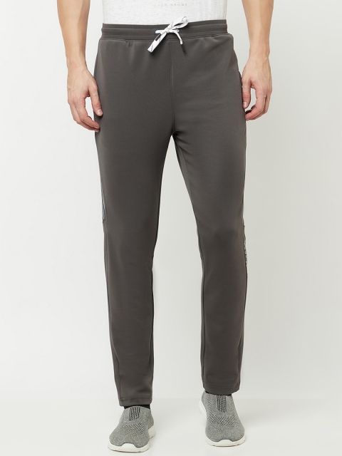 

Octave Men Grey Solid Cotton Track Pants