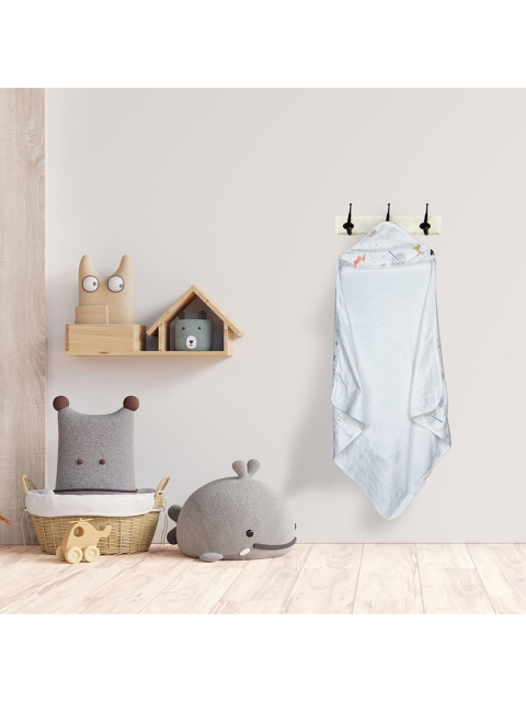 

Baby Moo Kids White Pure Cotton Bath Towels