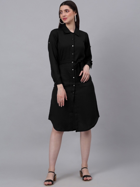 

NEUDIS Black Shirt Dress