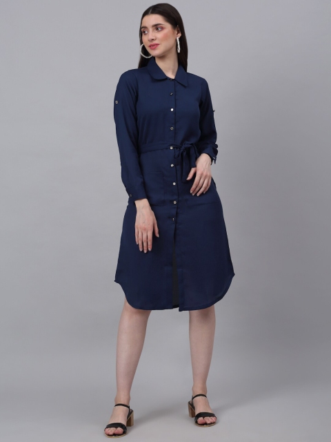 

NEUDIS Blue Shirt Dress