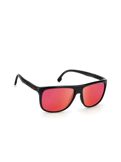 

Carrera Men Red & Black Rectangular Sunglasses