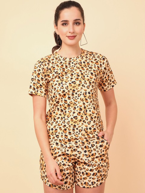 

J Turritopsis Yellow Top & Shorts Co-Ords Set