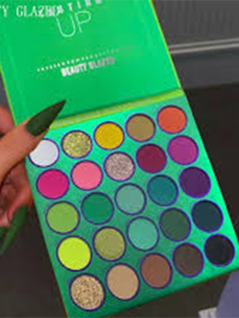 

BEAUTY GLAZED 25 Color Tasting UP Eyeshadow Palette B87-C 25g, Multi