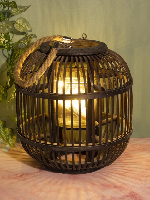 

MARKET99 Brown Lantern-Bamboo Candle Holders