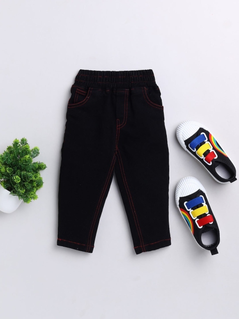 

JBN Creation Kids Black Smart Low Distress Jeans