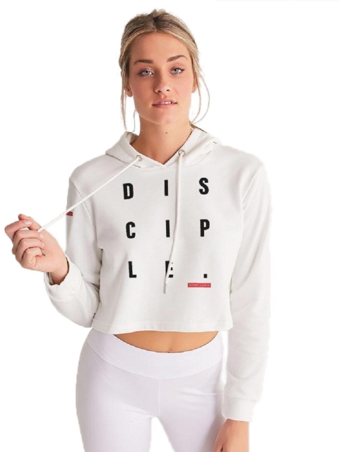 

GRECIILOOKS White Print Crop Top