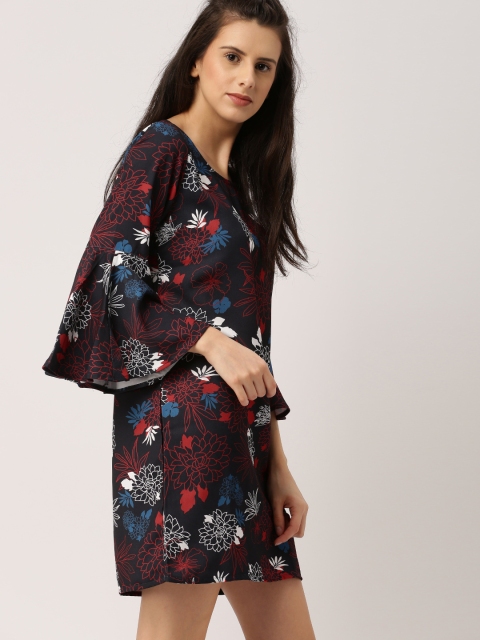 

Ms.Taken by Kriti Sanon Women Black & Red Printed Shift Dress