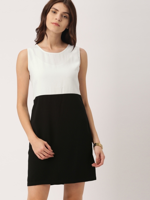 

Ms.Taken by Kriti Black Colourblocked Sheath Dress