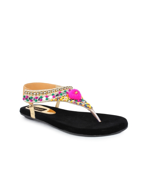 

Shoetopia Women Multicoloured Embellished Flats, Multi