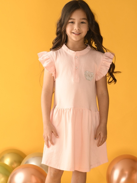 

Anthrilo Pink A-Line Dress