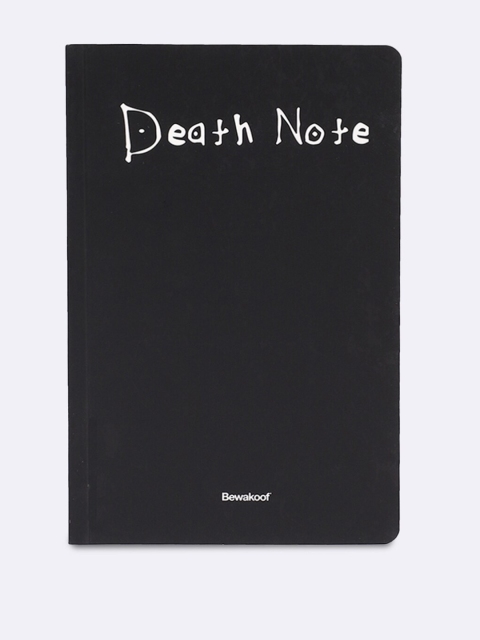 

Bewakoof Black & White Printed Soft Bound Notebook