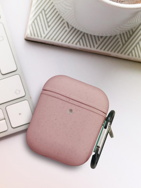 

macmerise Pink Textured Eco-ver Airpod Case