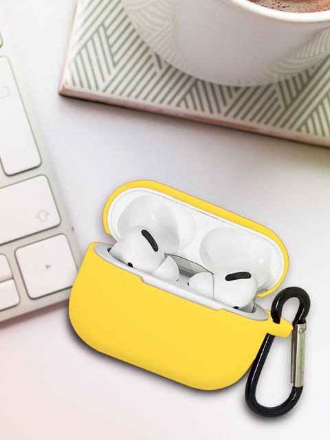 

macmerise Yellow Solid AirPods Pro Case Cover