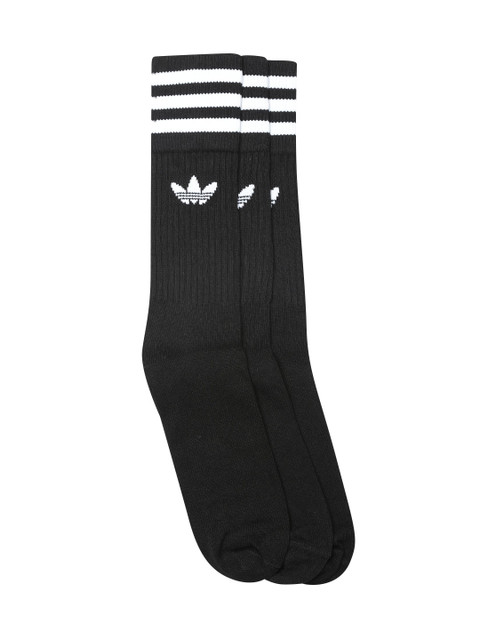 

ADIDAS Originals Unisex Pack of 3 Black Crew Above Ankle-Length Socks