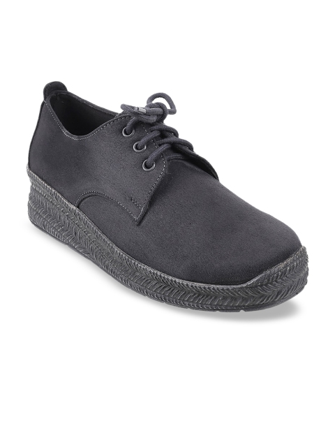 

Mochi Women Grey Ballerinas Flats