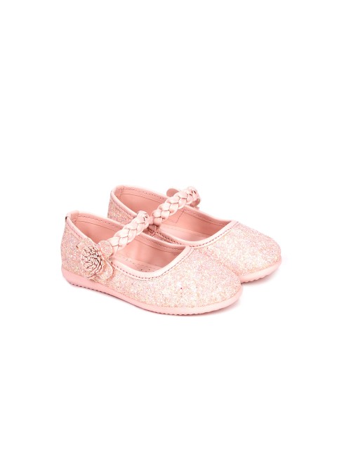 

Lil Lollipop Girls Pink Embellished Ballerinas Flats