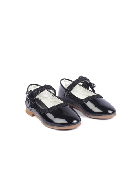 

Lil Lollipop Girls Black Ballerinas Flats