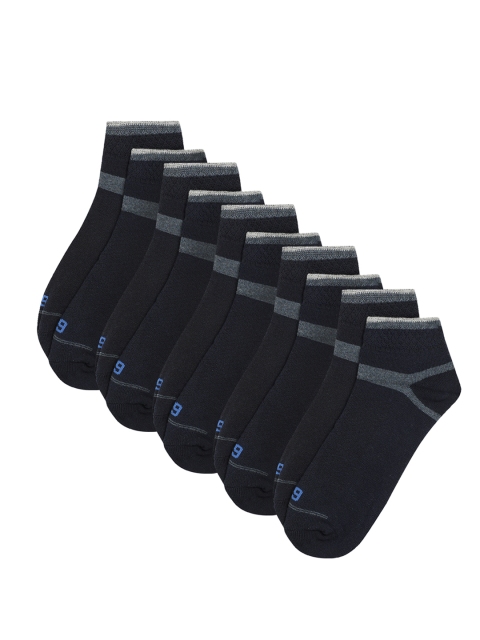 

Cantabil Men Pack of 5 Navy Blue Ankle-Length Socks