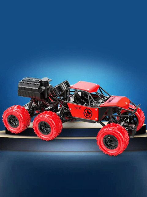 

WEMBLEY Kids Red & Black Remote Controlled Mad Racing Car
