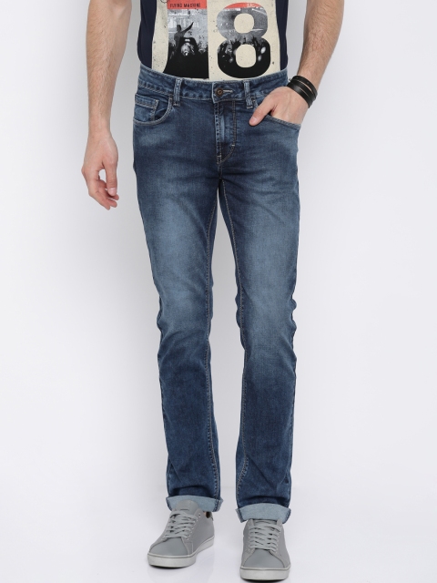 

Flying Machine Men Blue Slim Fit Stretchable Jeans