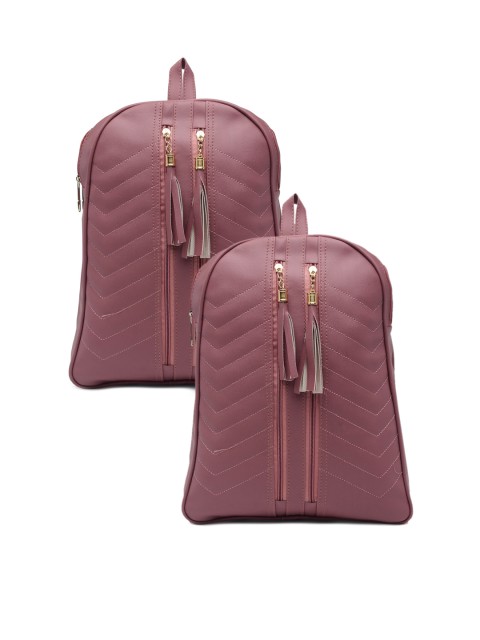 

borse lele Women Mauve Set Of 2 Backpack