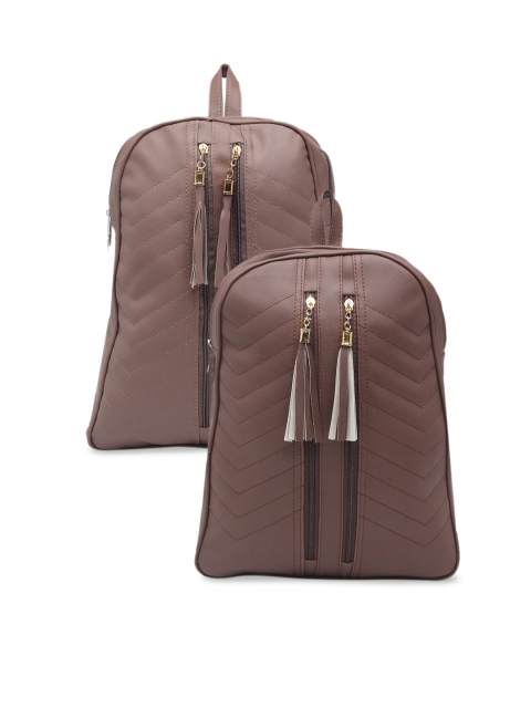

borse lele Women Brown Set Of 2 Backpack