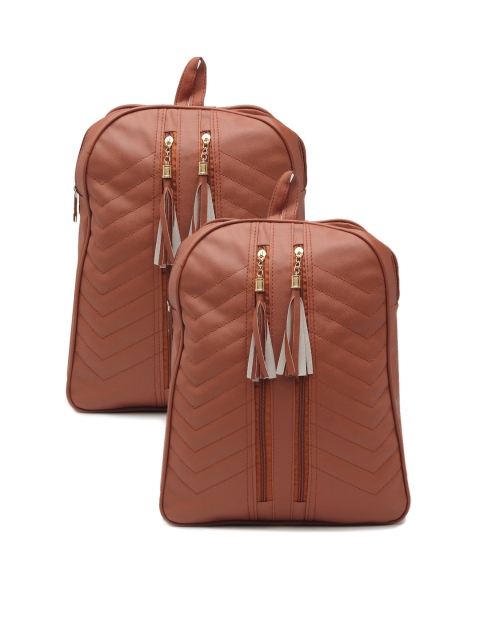 

borse lele Women Brown Set Of 2 Backpack