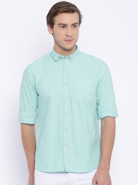 

Flying Machine Blue Regular Fit Casual Shirt
