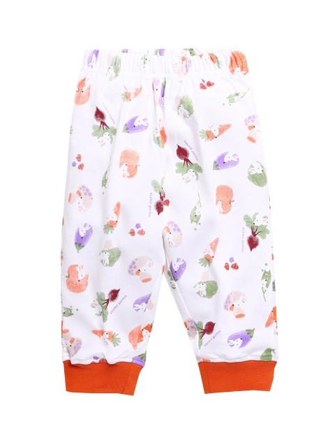 

Hopscotch Girls White Printed Leggings