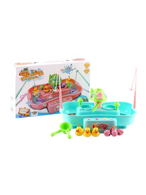 

WEMBLEY Kids Green Fish Master Fishing Toy Fun Fish Catching Game Set