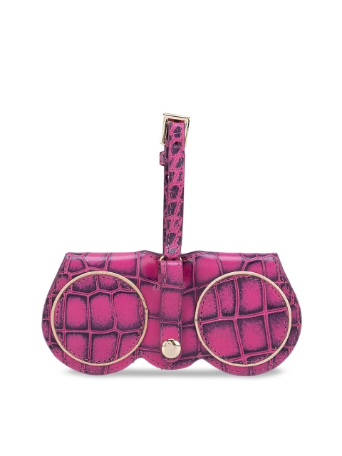 

Da Milano Black & Pink Textured Sunglasses Case