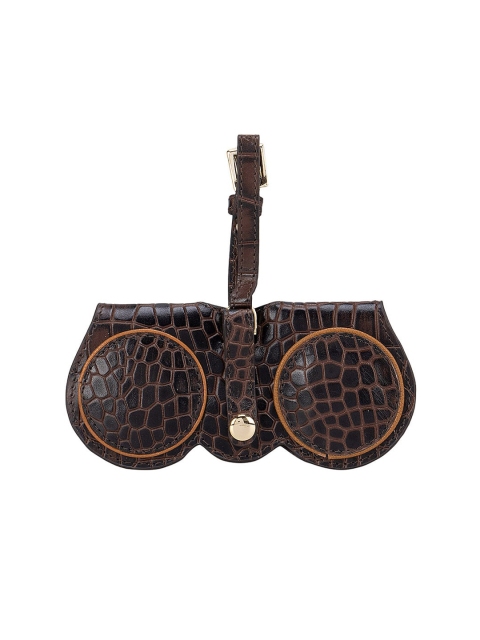 

Da Milano Brown Textured Sunglass Case
