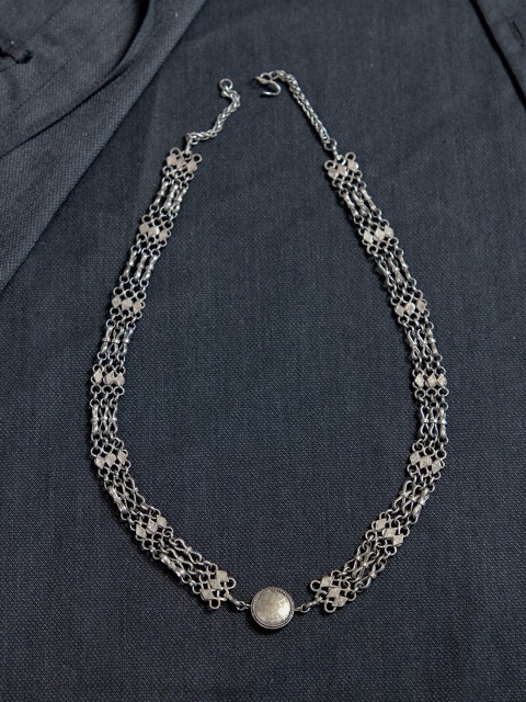 

creyons by mansi Woman Silver-Toned Handcrafted Body Chain