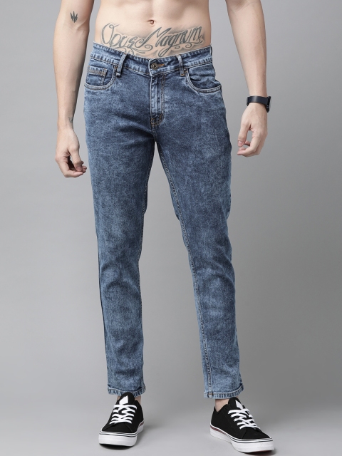 

Roadster Men Blue Lean Skinny Fit Heavy Fade Stretchable Jeans