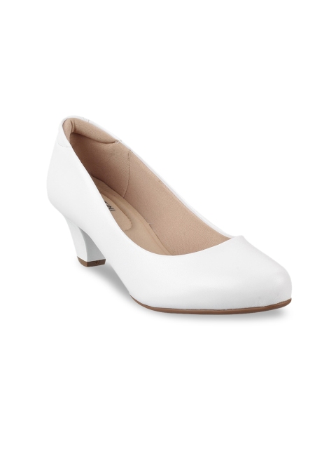 

J FONTINI White Block Pumps