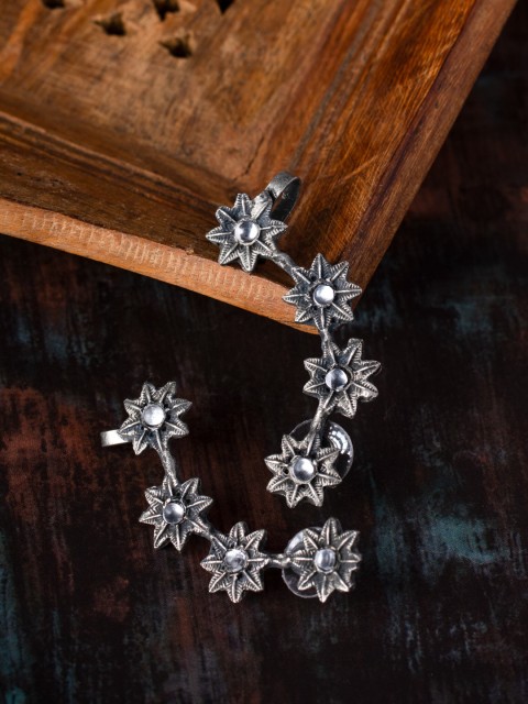 

MORKANTH JEWELLERY Silver-Toned Contemporary Drop Earrings
