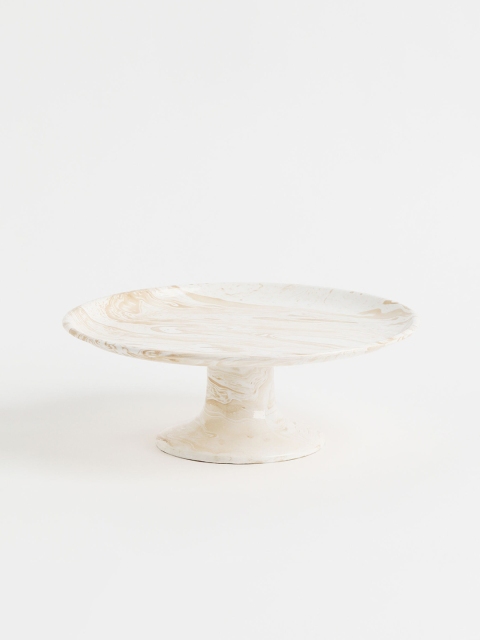 

H&M Beige Metal Cake Stand