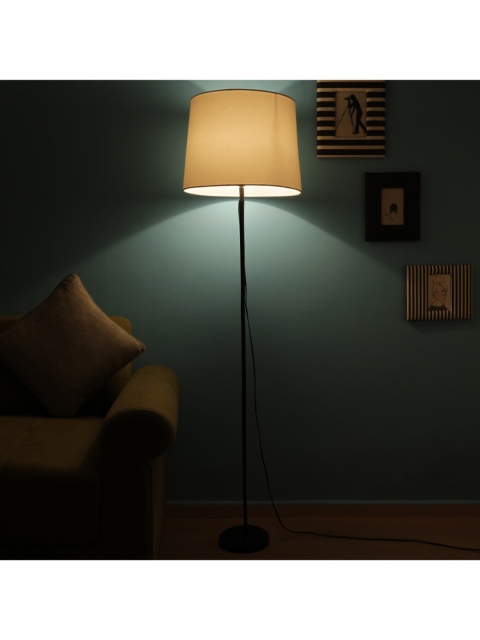 

SANDED EDGE White Metal Frustum Floor Lamp