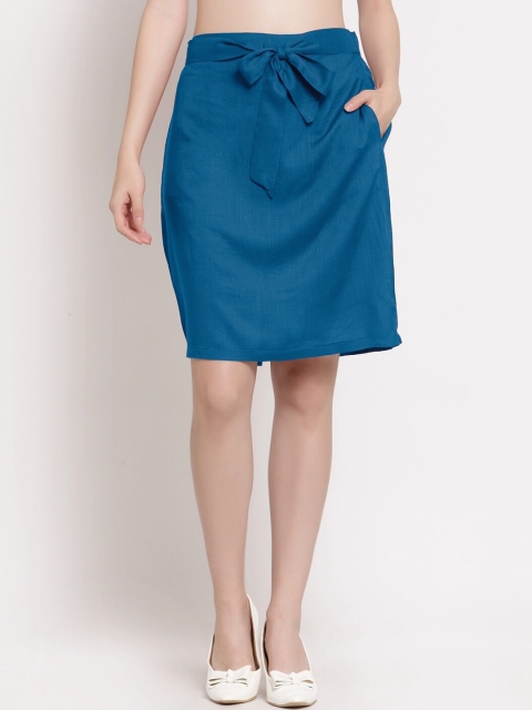 

PATRORNA Women Blue Skirts