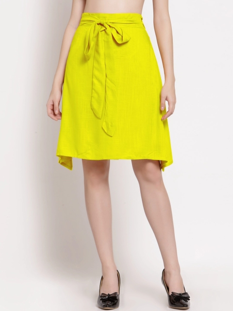 

PATRORNA Women Yellow Skirts