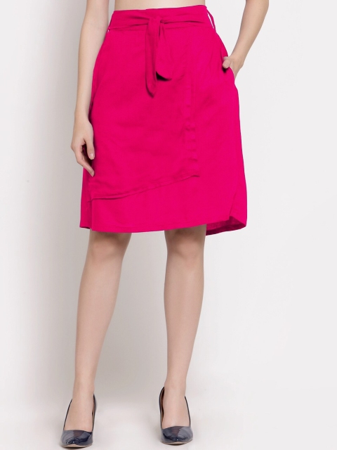 

PATRORNA Women Fuchsia Skirts