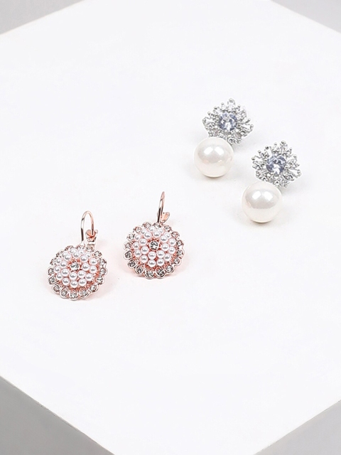 

SOHI Multicoloured Contemporary Drop Earrings, Multi