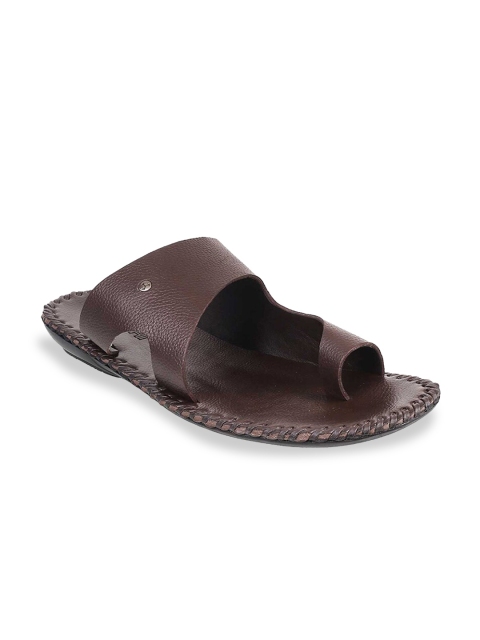 

Mochi Men Brown Leather Comfort Sandals
