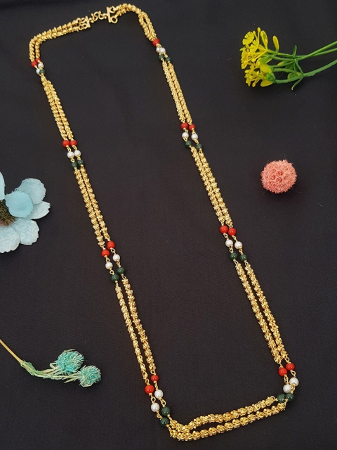 

GRIIHAM Gold-Plated & Red Layered Chain